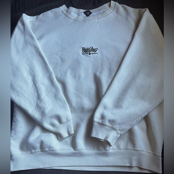 A vintage Massimo Dutti cream and green crewneck - Picture 1 of 3
